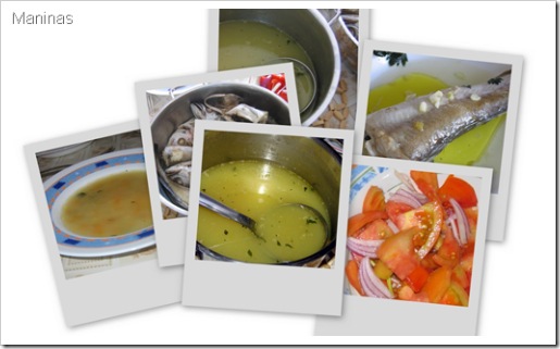fish soup collage